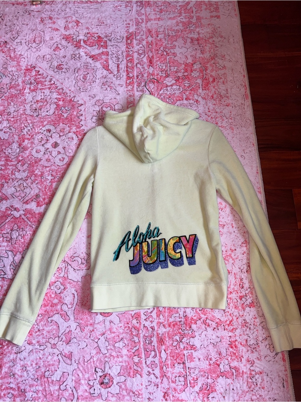 Juicy Couture Vintage Velour Zip Up Hoodie